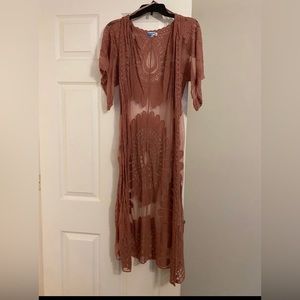 Light weight lace kimono